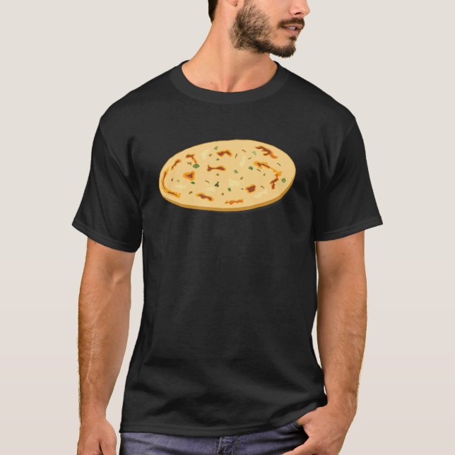 Camiseta Naan Bread Garlic Naan India Pakistan Food Masala (Anverso)