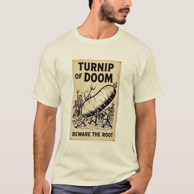 CAMISETA NABO DE LA PERDICIÓN, CUIDADO CON LA RAÍZ (Anverso)