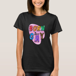 Camiseta nace este orgullo gay arcoíris LGBTQ+