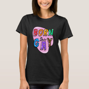 Camiseta nace este orgullo gay arcoíris LGBTQ+