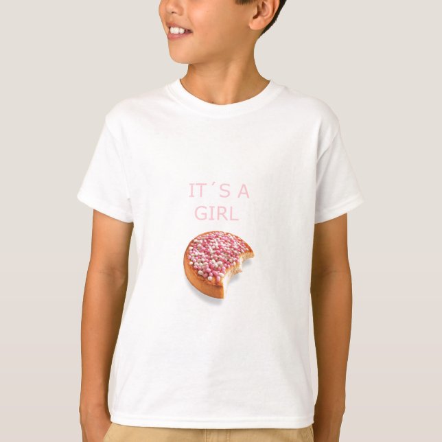 Camiseta nace un chica (Anverso)