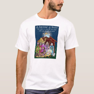 Camiseta ¡Nace un salvador! -