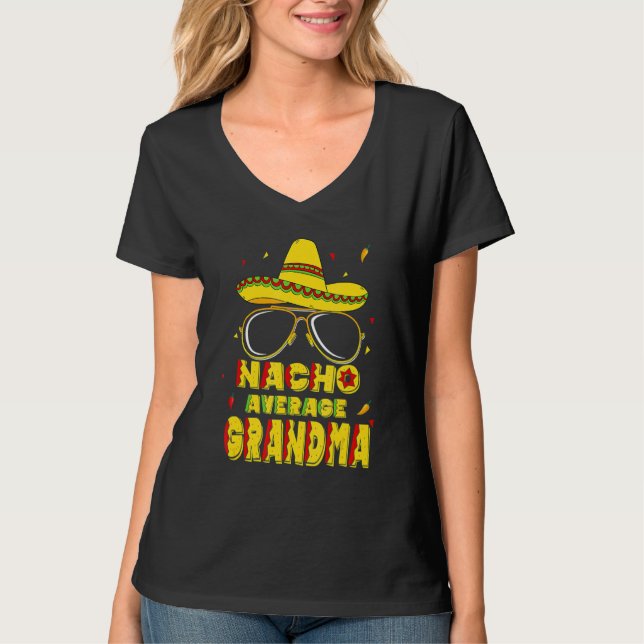 Camiseta Nacho Abuela Media Cinco De Mayo Papi Nuevo A B (Anverso)