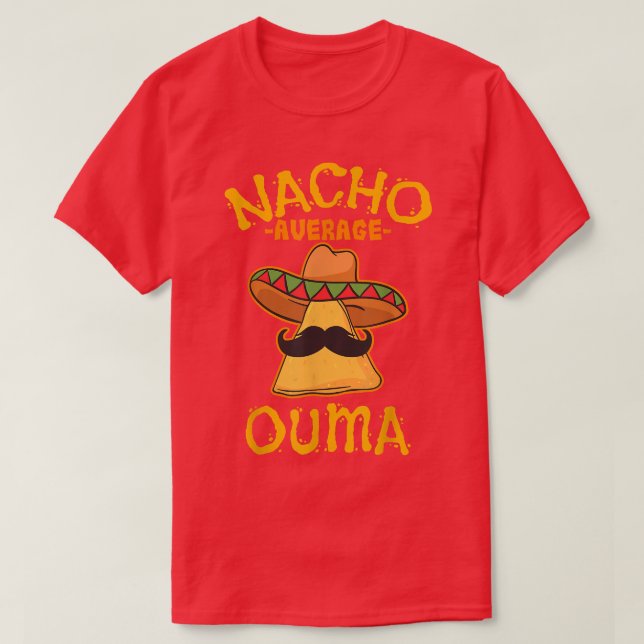 Camiseta Nacho Average Ouma Meican Cinco De Mayo Grandma Fi (Diseño del anverso)