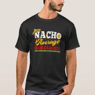 Camiseta Nacho Gorra mexicano promedio de cráteres de gramo