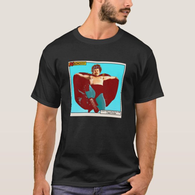 Camiseta Nacho Libre - ¡Quiero Ganar! Clásico (Anverso)