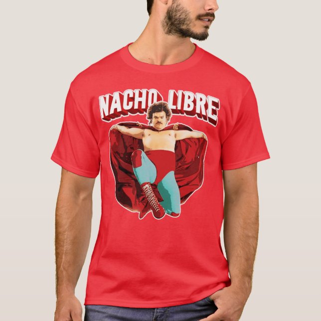 Camiseta Nacho libre retro (Anverso)
