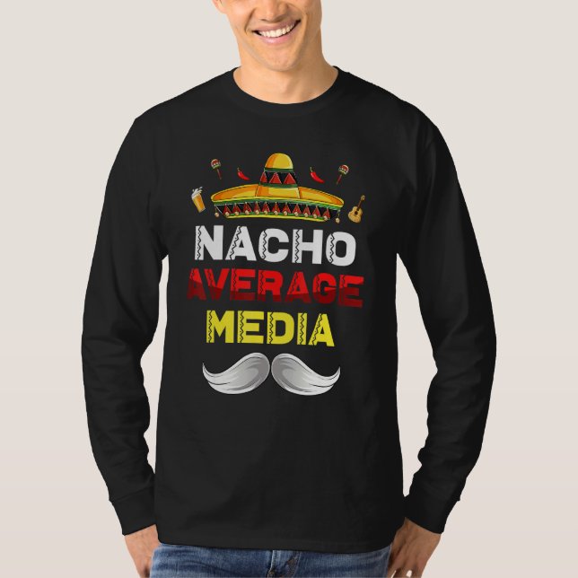 Camiseta Nacho Media Cinco De Mayo Fiesta Mexicana P (Anverso)