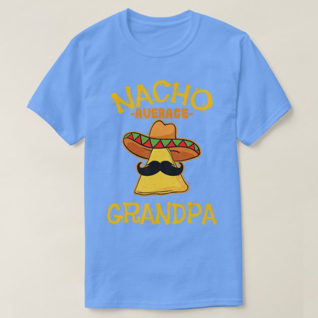 Camiseta Nacho Promedio Abuelo Mexicano Fútbol Cinco (Diseño del anverso)