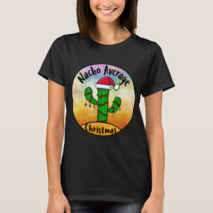 Camiseta Nacho Promedio Cactus Santa Hat y