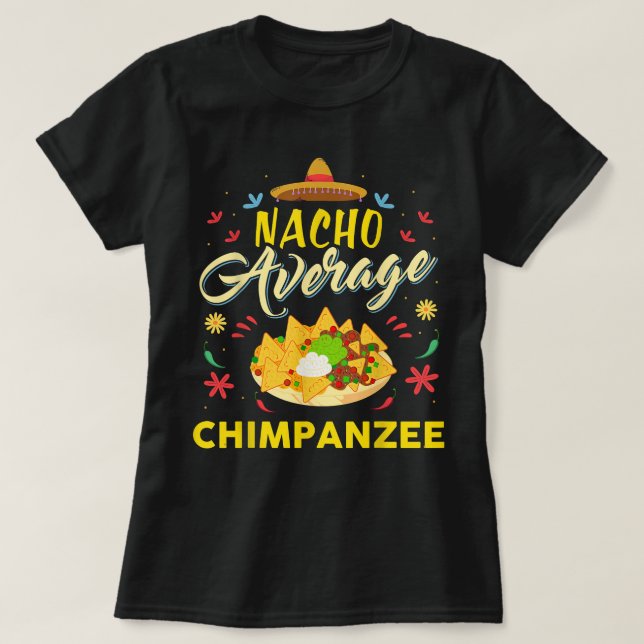 Camiseta Nacho Promedio CHIMPANZEE (Diseño del anverso)
