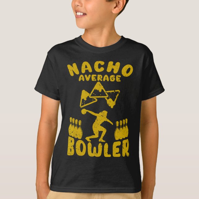 Camiseta Nacho Promedio De Bowler De Bolas De Mayo M (Anverso)