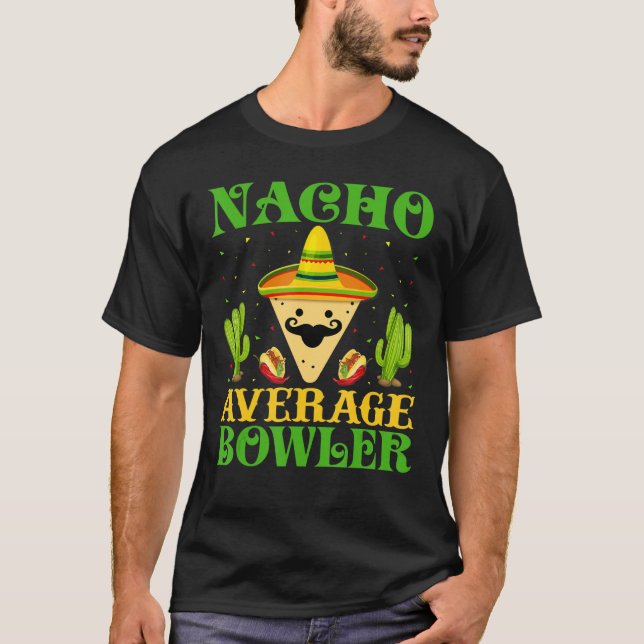 Camiseta Nacho Promedio de Bowler Mexicano Cinco De Mayo (Anverso)