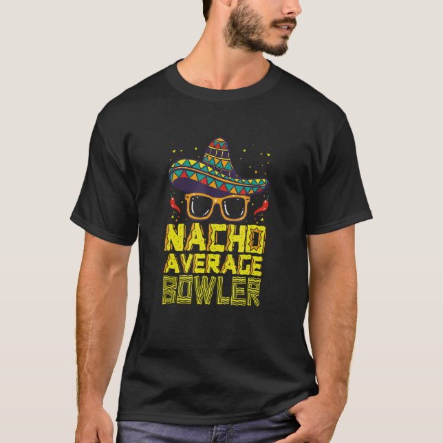 Camiseta Nacho Promedio de Bowler Mexicano Cinco De Mayo (Anverso)