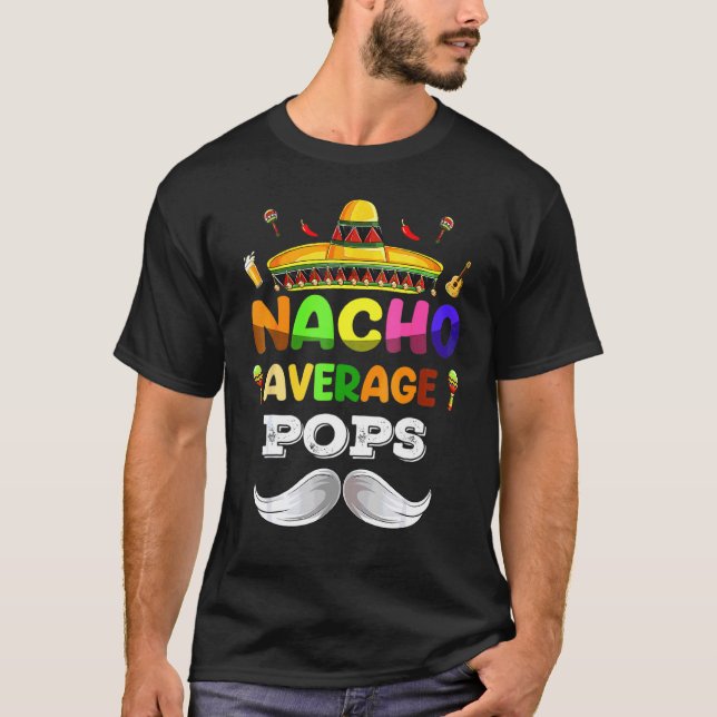 Camiseta Nacho Promedio De Cops Funny Cinco De Mayo Par Mex (Anverso)