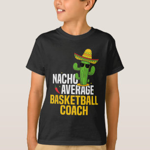 Camiseta Nacho Promedio De Entrenador De Bisketbyll Cinco D