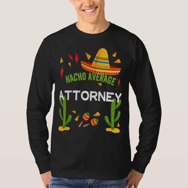 Camiseta Nacho Promedio de Fiscal Cinco De Mayo (Anverso)