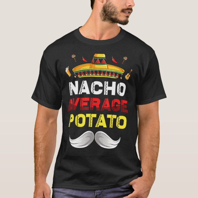 Camiseta Nacho Promedio de Papa Gnome Funny Cinco De Mayo M (Anverso)