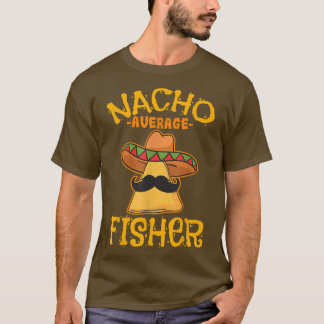 Camiseta Nacho Promedio de Pescador Nombre Personalizado Ta