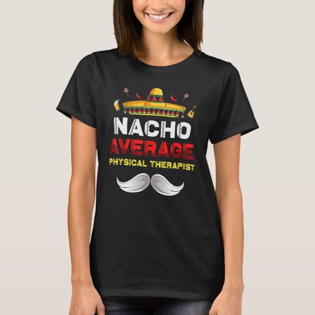 Camiseta Nacho Promedio de Terapia Física Gnome Funny Cinco (Anverso)