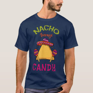 Camiseta Nacho Promedio de Vela Nombre Personalizado Gracio