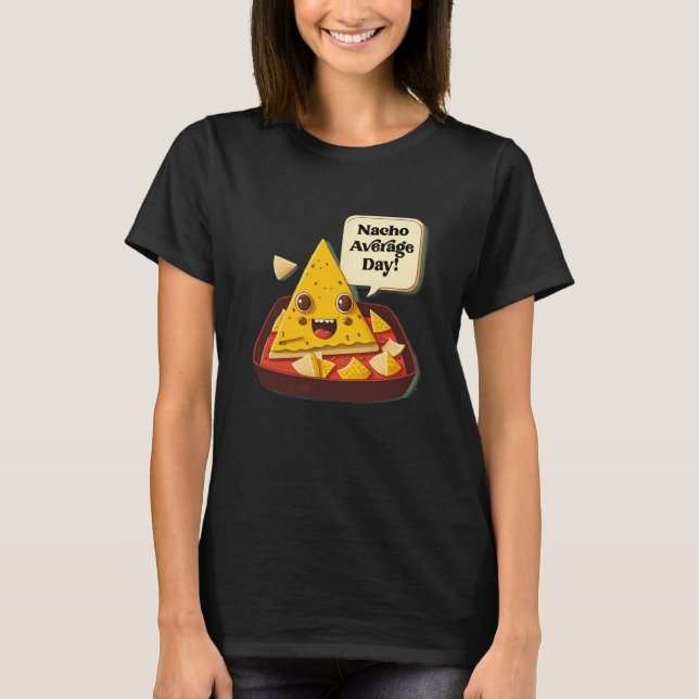 Camiseta Nacho Promedio Día No Tu Pun (Anverso)
