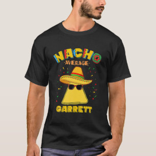 Camiseta Nacho Promedio Garrett Nombre Personalizado Cinco 