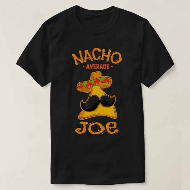 Camiseta Nacho Promedio Joe Personalizado Nombre Funny Intr (Diseño del anverso)