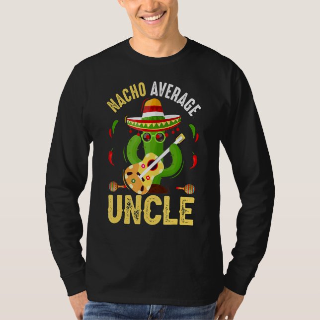 Camiseta Nacho Promedio Tío Cinco De Mayo Mexicano 4 (Anverso)
