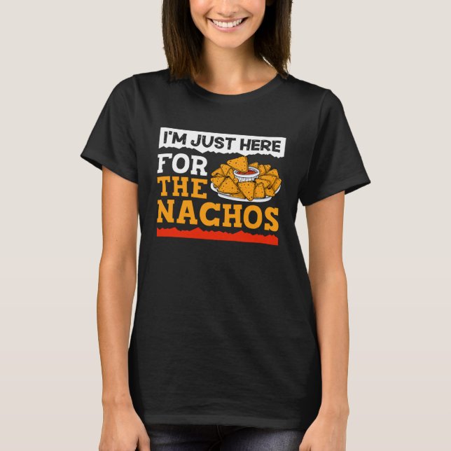 Camiseta Nachos Queso Dip Recetas Mexicanas (Anverso)