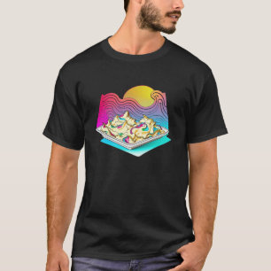 Camiseta Nachos Vaporwave 90s y 80s Estética