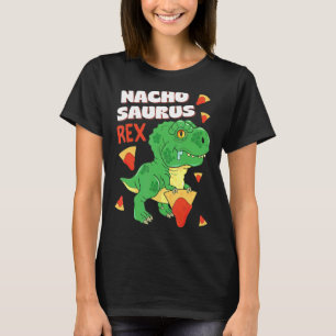 Camiseta Nachosauro Dinosaurio Bebé Rex Nacho Pun Cinco De 