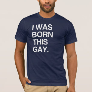 Camiseta Nací así de gay