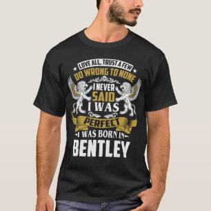 Camiseta Nací Con El Nombre De La Familia BENTLEY