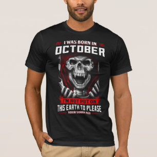 Camiseta Nací En Octubre