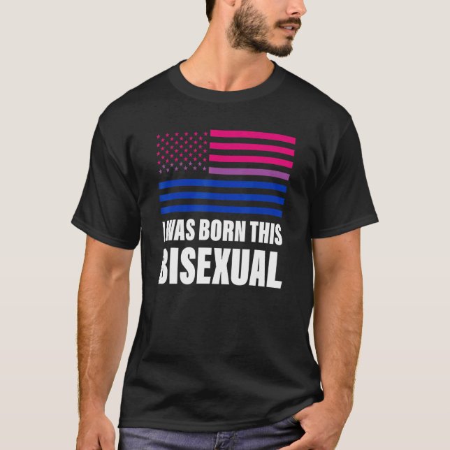 Camiseta Nací Esta Bandera Bisexual Gay Lgbt Pr (Anverso)