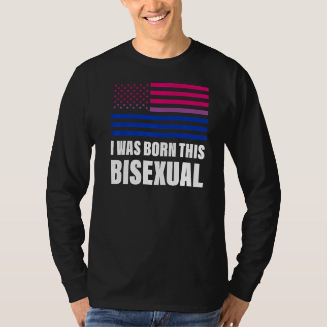 Camiseta Nací Esta Bandera Bisexual Gay Lgbt Pr (Anverso)