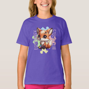 Camiseta Nací para ser único – diseño de zorro   Mi sistema