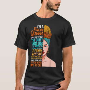 Camiseta Nací un Pisces y soy una Reina Piscis