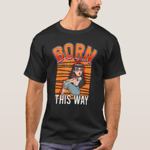 Camiseta Nacida Así Amor Lesbiana Femme Lgbt