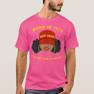 Camiseta Nacida En 1973, Nacida En El País De Nacimiento, M