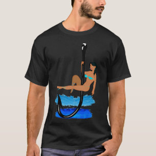 Camiseta Nacida para ser una leyenda de la pesca América