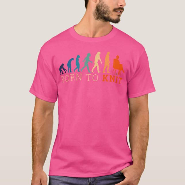 Camiseta Nacida Para Tejer (Anverso)