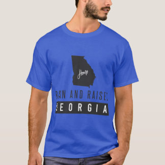 Camiseta Nacida Y Criada Georgia