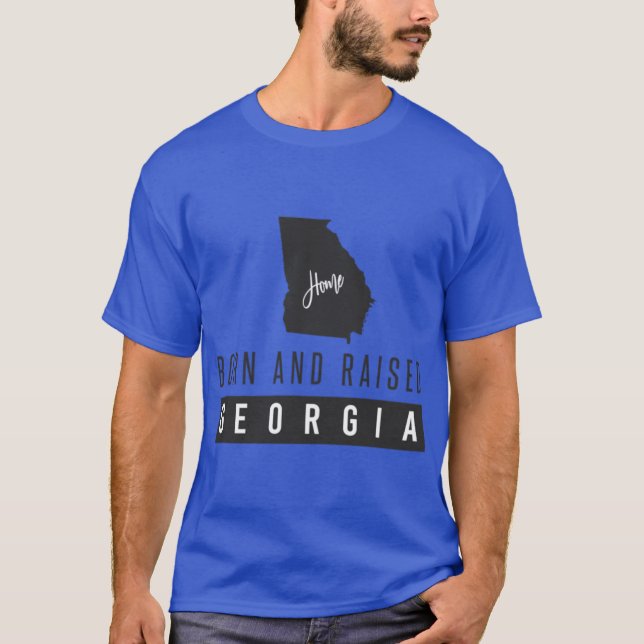 Camiseta Nacida Y Criada Georgia (Anverso)