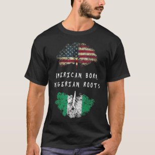 Camiseta Nacidas en Estados Unidos, raíces nigerianas