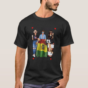 Camiseta Nacidas portorriqueñas: Patrióticas de sangre boli
