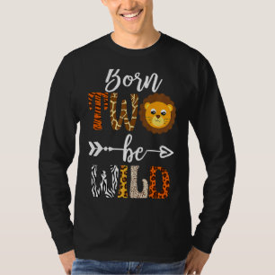 Camiseta Nacido 2 Be Wilthday Decorations Chica Boy Baby