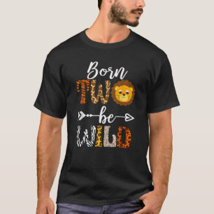 Camiseta Nacido 2 Be Wilthday Decorations Chica Boy Baby