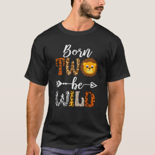 Camiseta Nacido 2 Be Wilthday Decorations Chica Boy Baby